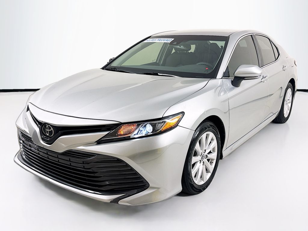Celestial Silver 2018 Toyota Camry LE Sedan Front-Wheel Drive 8-Speed Automatic