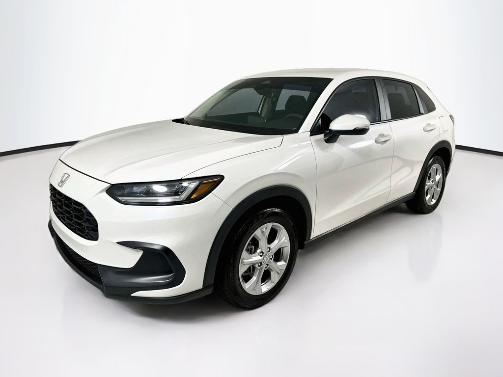 Platinum White Pearl 2025 Honda HR-V SUV / Crossover Front-Wheel Drive Continuously Variable Transmission