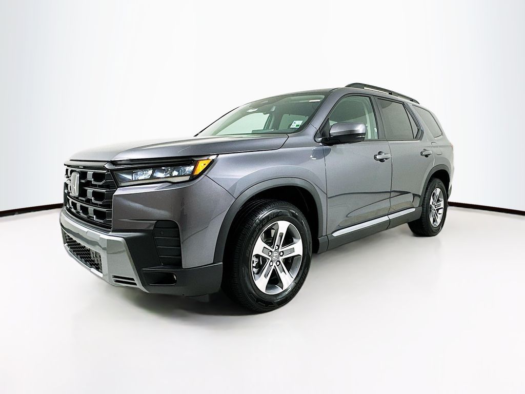 Gray (Modern Steel) 2026 Honda Pilot EX-L FWD SUV / Crossover Front-Wheel Drive Automatic