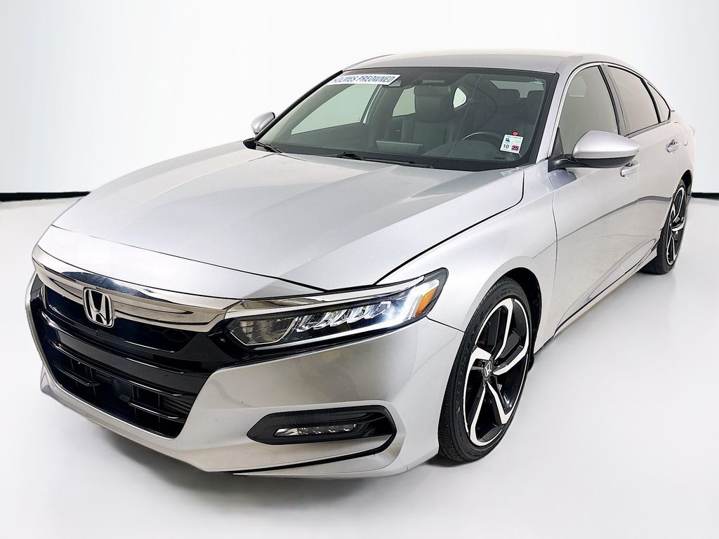 Lunar Silver 2018 Honda Accord 1.5T Sport FWD Sedan Front-Wheel Drive Continuously Variable Transmission