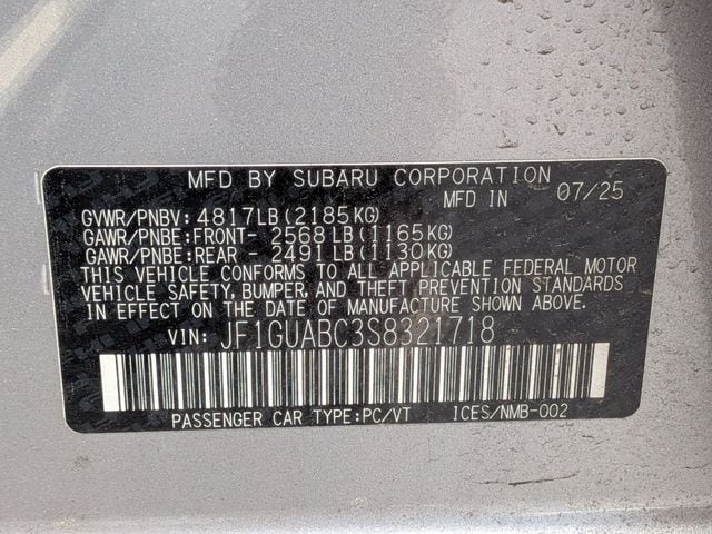 2025 Subaru Impreza Base - Photo 36
