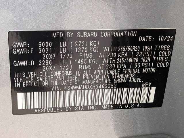 2024 Subaru Ascent Limited - Photo 39