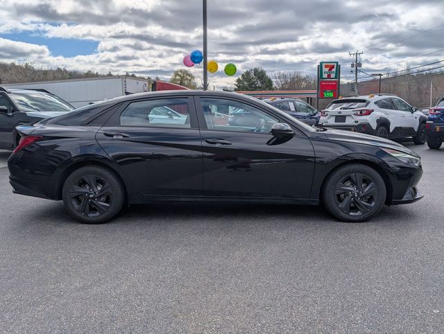 Used 2021 Hyundai Elantra Blue with VIN KMHLM4AJ8MU006848 for sale in Franklin, CT