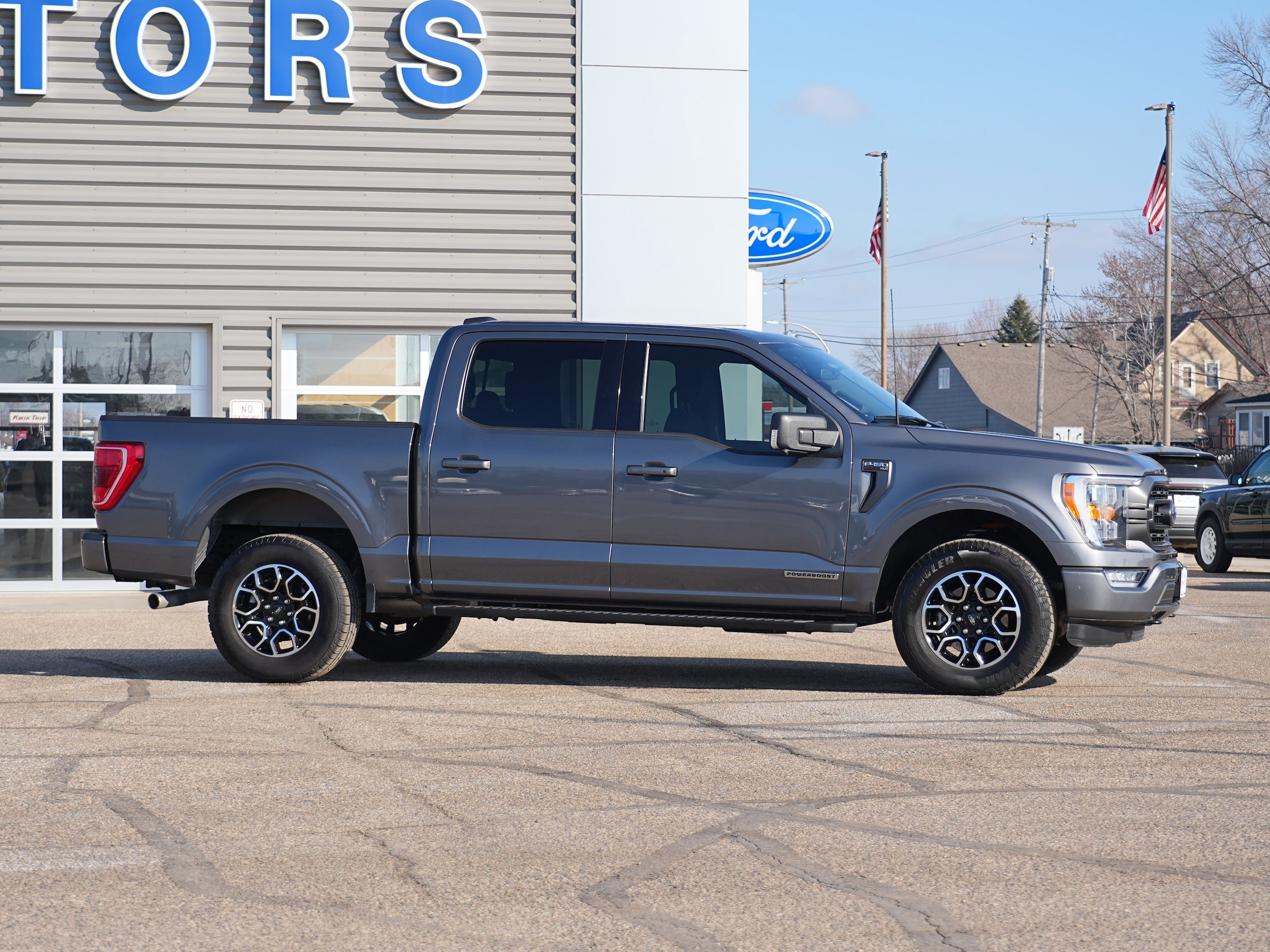 Used 2023 Ford F-150 XLT with VIN 1FTFW1ED1PFA76974 for sale in Cokato, Minnesota