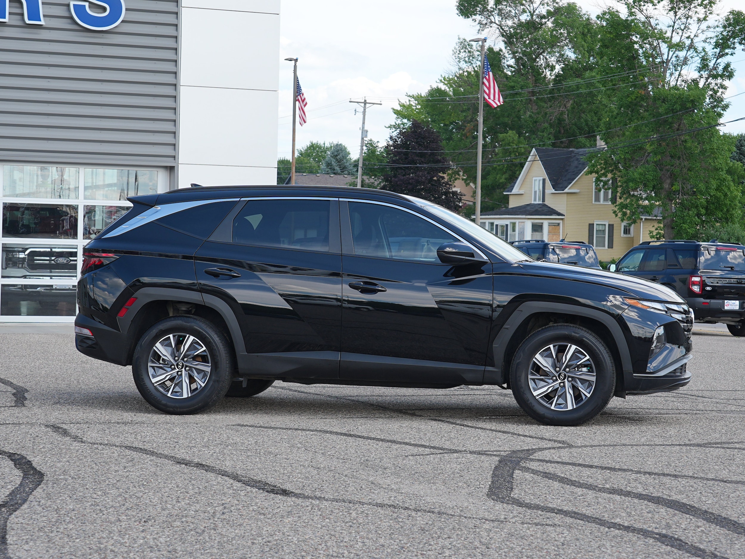 Used 2024 Hyundai Tucson Blue with VIN KM8JBCD10RU203555 for sale in Cokato, Minnesota