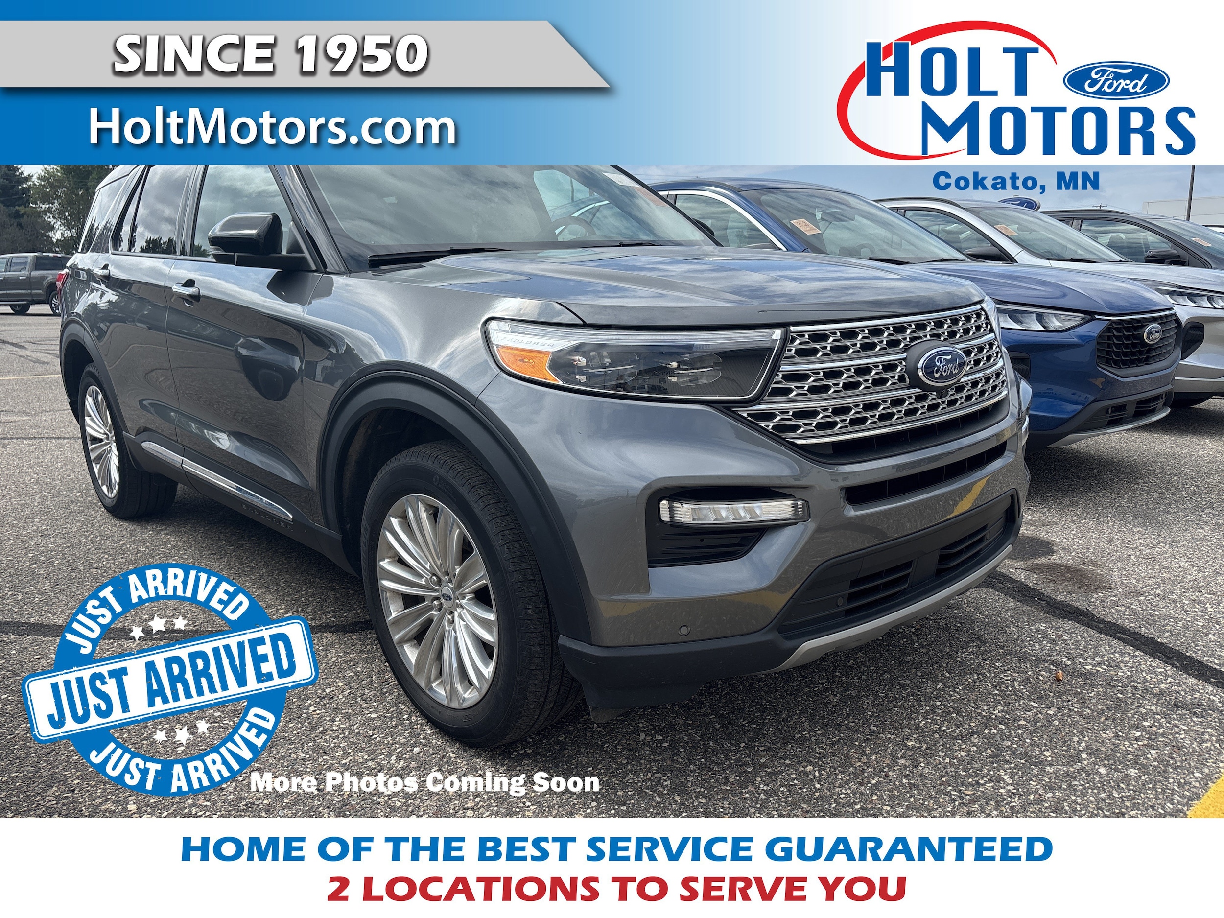 Used 2024 Ford Explorer Limited with VIN 1FMSK8FH4RGA76173 for sale in Cokato, Minnesota