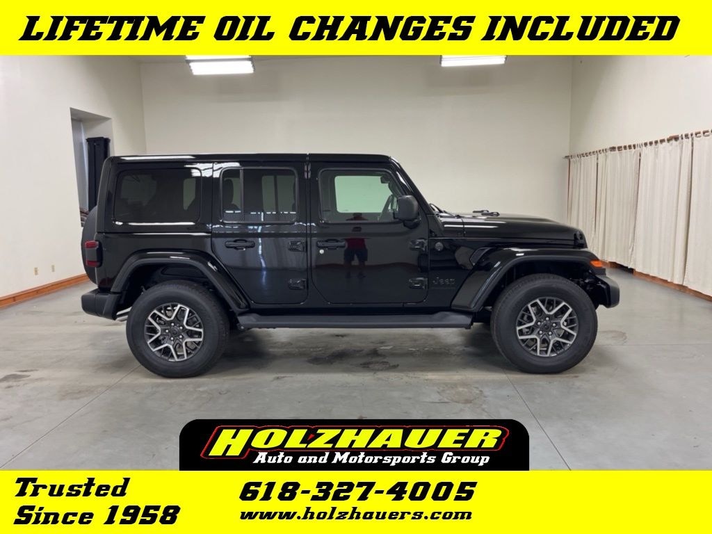 New 2025 Jeep Wrangler 4-DOOR SAHARA Sport Utility