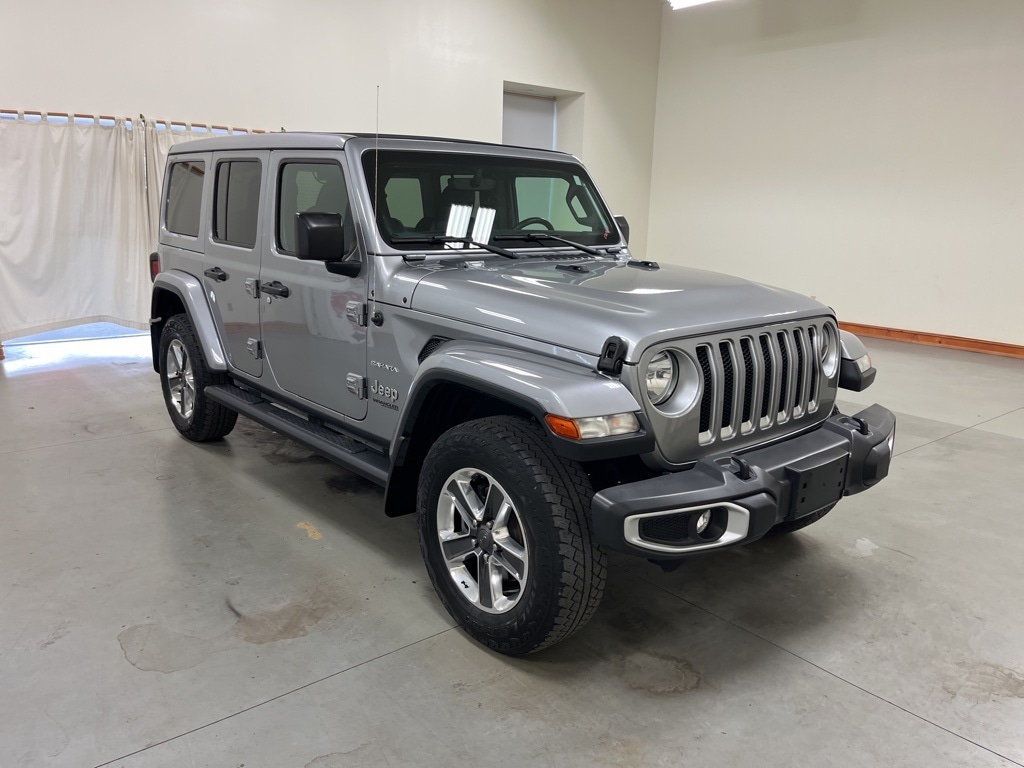 Used 2021 Jeep Wrangler Unlimited Sahara with VIN 1C4HJXEG3MW540542 for sale in Nashville, IL