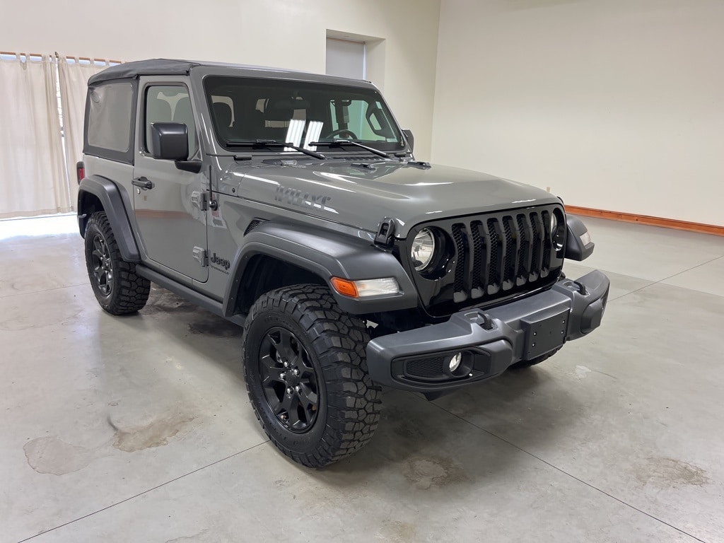 Used 2023 Jeep Wrangler 2-Door Willys Sport with VIN 1C4GJXAG1PW564408 for sale in Nashville, IL