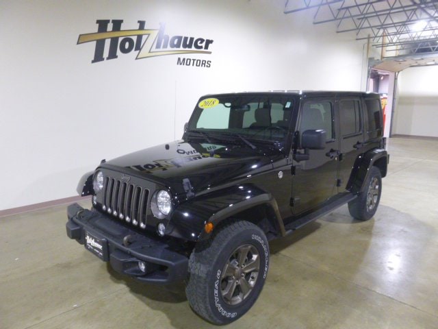 Used 2018 Jeep Wrangler JK Unlimited Golden Eagle with VIN 1C4HJWDG3JL913345 for sale in Cherokee, IA