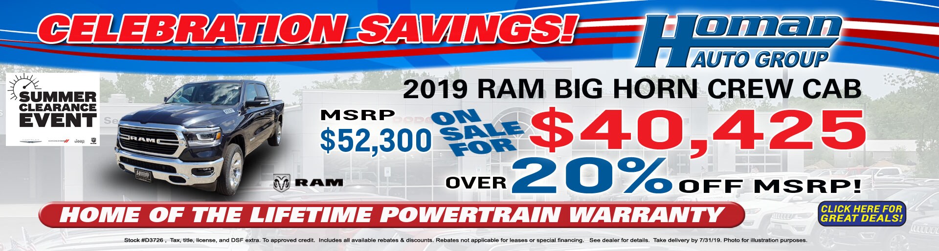 Homan Auto Sales Inc New Chrysler, Dodge, Jeep, Ram Dealership in