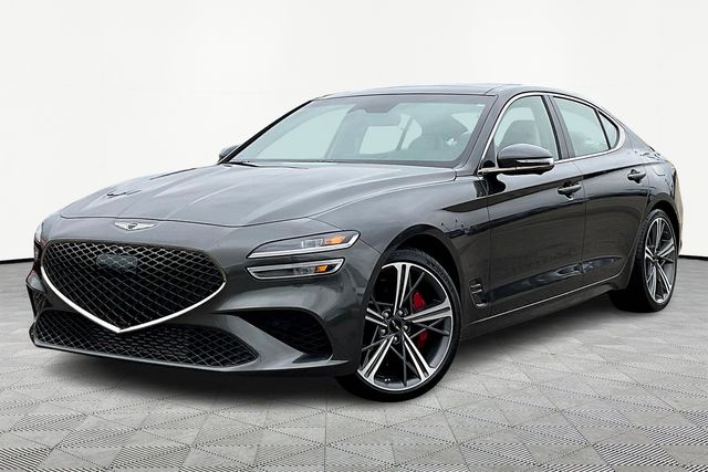 Certified 2025 GENESIS G70 Sport Advanced with VIN KMTG54SE9SU144188 for sale in Olive Branch, MS