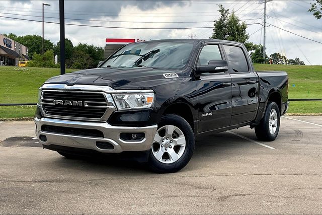 Used 2021 RAM Ram 1500 Pickup Big Horn/Lone Star with VIN 1C6SRFFTXMN669380 for sale in Olive Branch, MS