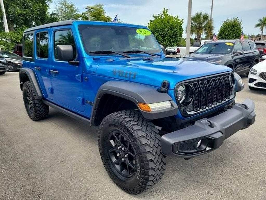 Used 2024 Jeep Wrangler 4-Door Willys 4x4 Willys 4x4