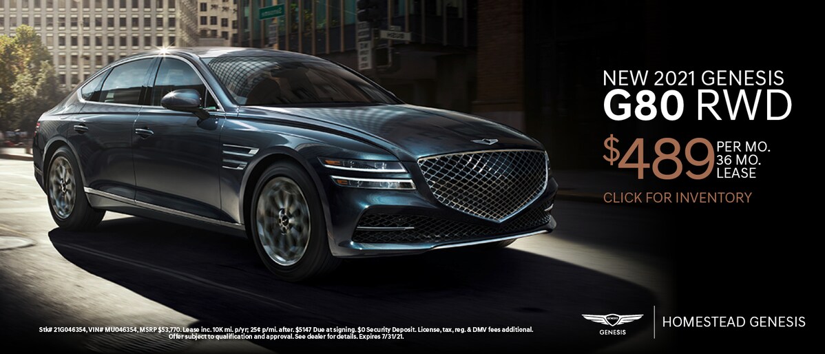 New Genesis and Used Cars in HOMESTEAD, FL Near Miami