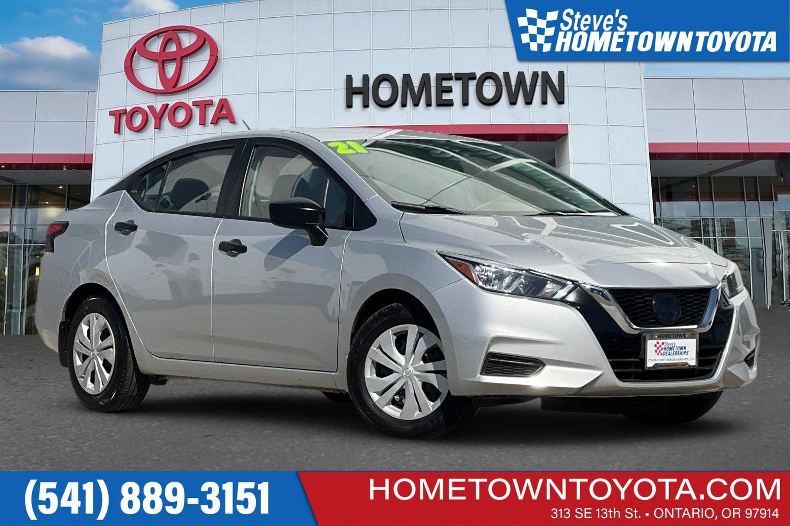 Used 2021 Nissan Versa Sedan S with VIN 3N1CN8BV6ML910589 for sale in Ontario, OR