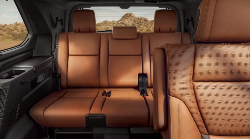2025 Toyota Sequoia spacious interior with premium materials