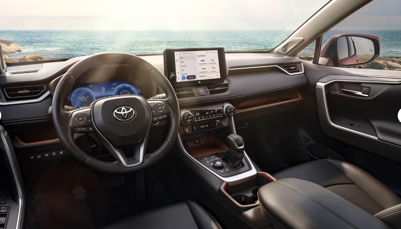 2025 Toyota RAV4 Infotainment System Interior RAV4 Console