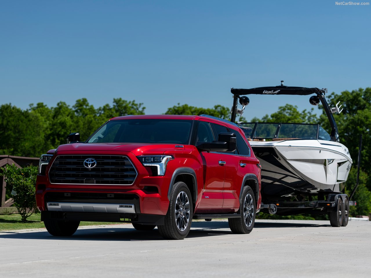 2025 Toyota Sequoia towing capacity demonstration