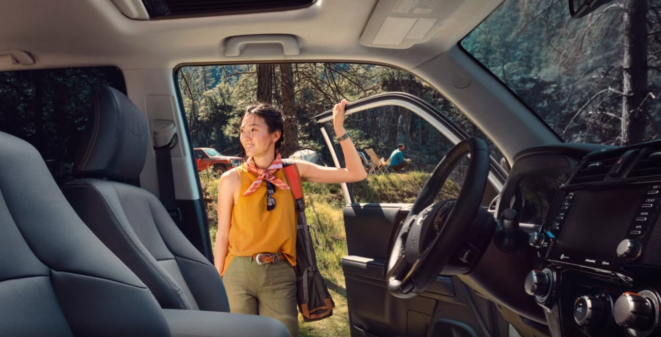 2025 Toyota RAV4 Safety Features Driver entering RAV4