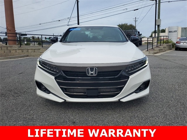 Certified 2021 Honda Accord Sport with VIN 1HGCV1F3XMA098431 for sale in Roswell, GA