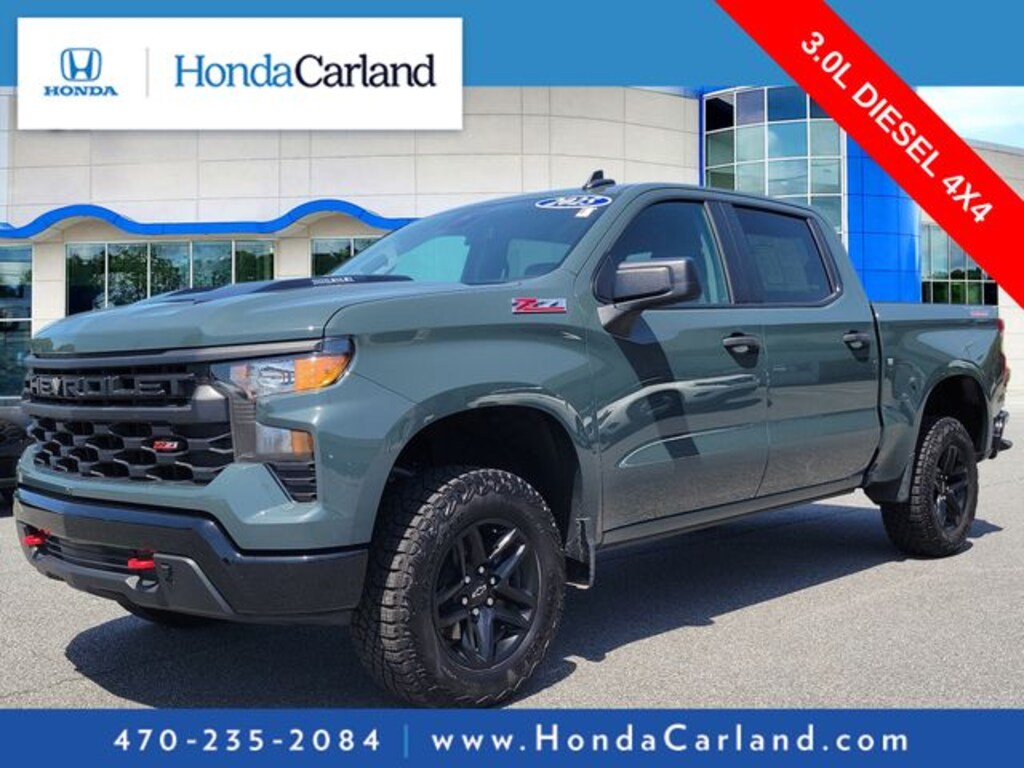Used 2025 Chevrolet Silverado 1500 Custom Trail Boss Truck Crew Cab
