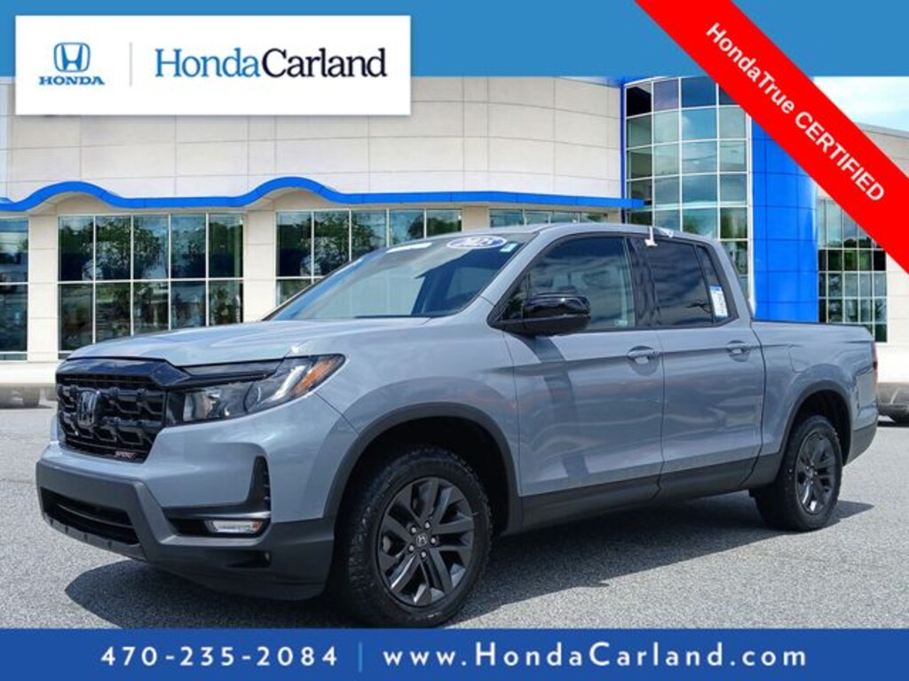Certified 2025 Honda Ridgeline Sport Truck Crew Cab