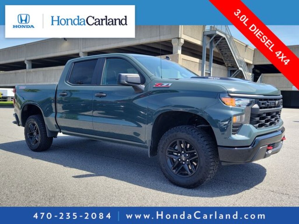 Used 2025 Chevrolet Silverado 1500 Custom Trail Boss Truck Crew Cab