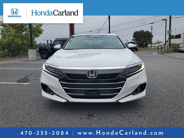 Certified 2021 Honda Accord EX-L with VIN 1HGCV1F55MA096121 for sale in Roswell, GA