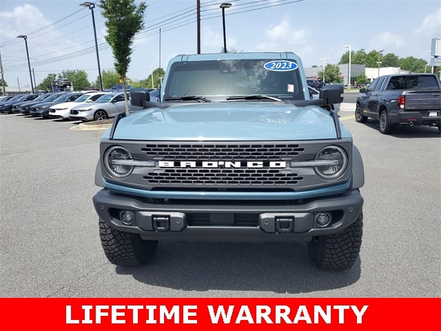 Used 2023 Ford Bronco 4-Door Badlands with VIN 1FMEE5DP3PLC09104 for sale in Roswell, GA