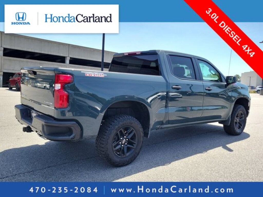 Used 2025 Chevrolet Silverado 1500 Custom Trail Boss Truck Crew Cab