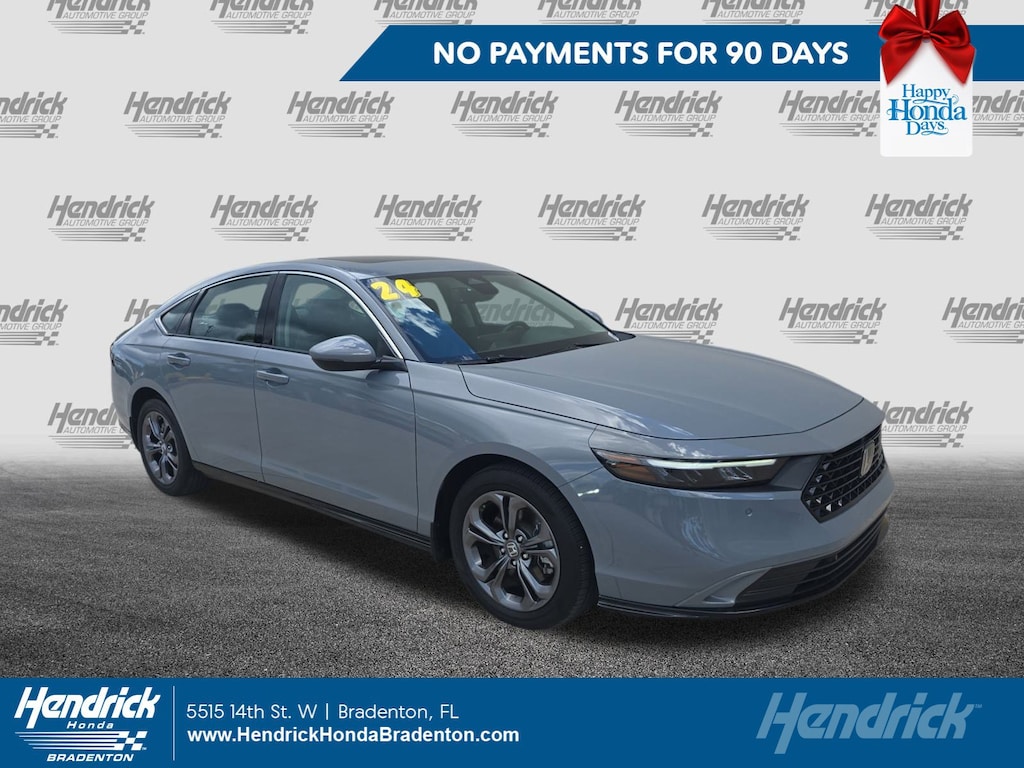 Certified 2024 Honda Accord Hybrid EX-L Sedan