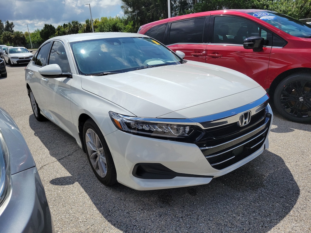 Certified 2021 Honda Accord LX 1.5T Sedan