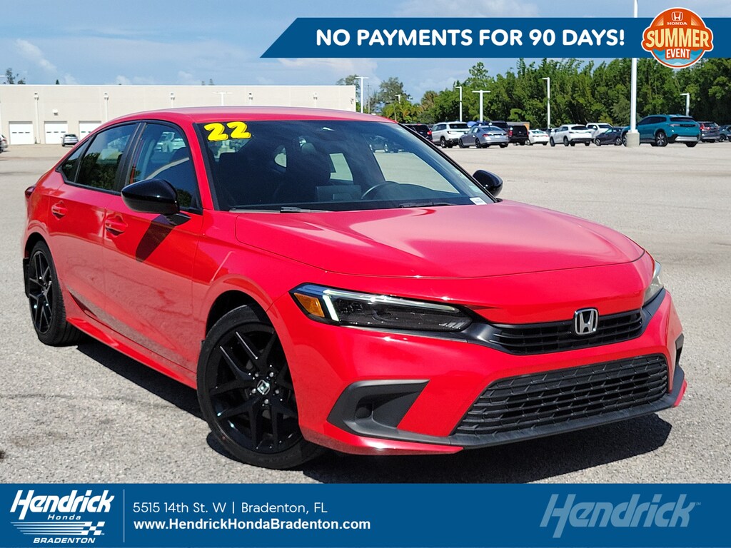 Certified 2022 Honda Civic Sport Sedan