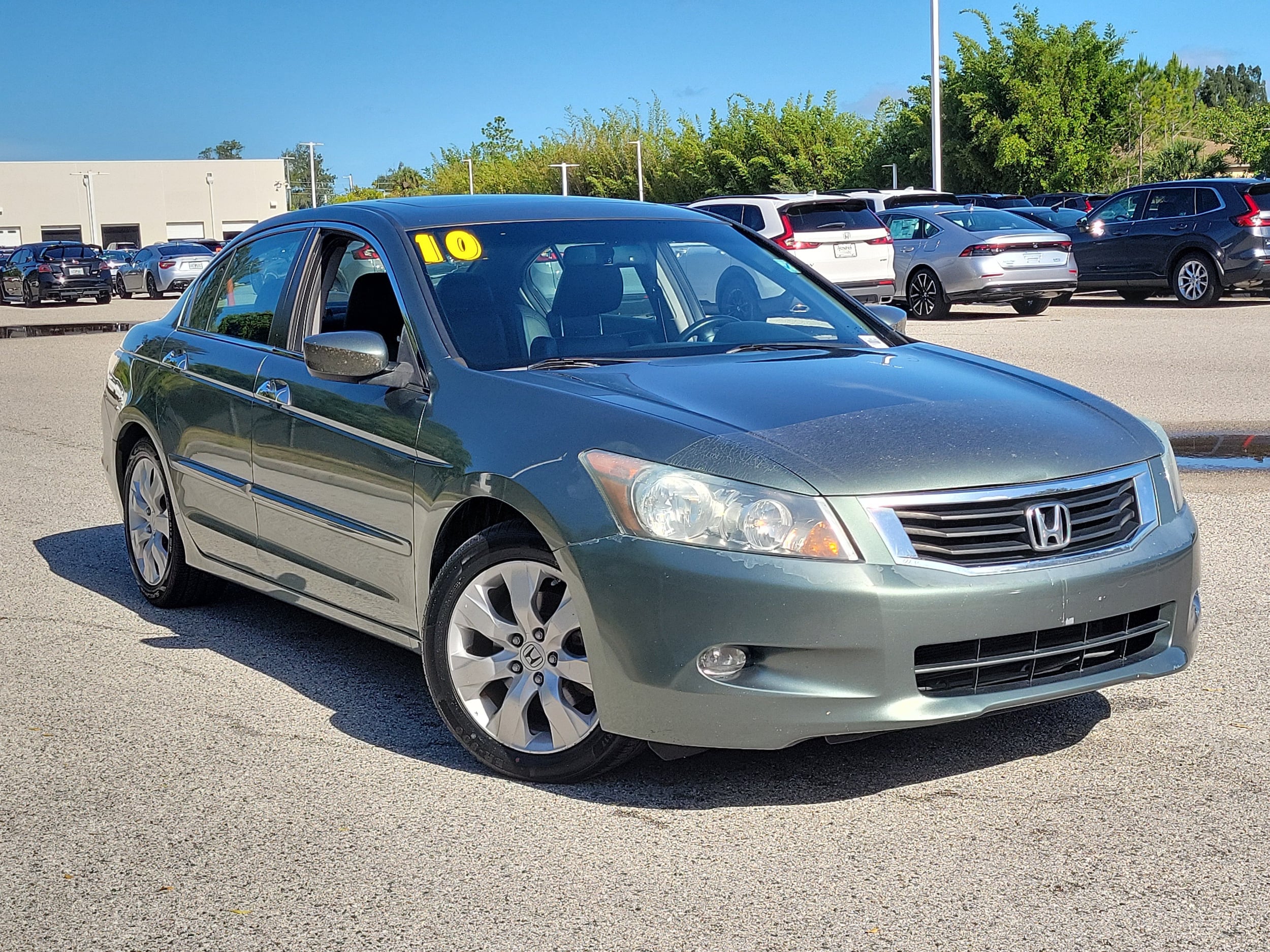 Used 2010 Honda Accord EX-L V6 with VIN 1HGCP3F83AA014379 for sale in Bradenton, FL