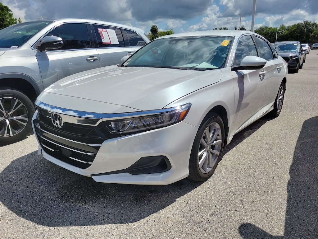 Certified 2021 Honda Accord LX 1.5T Sedan