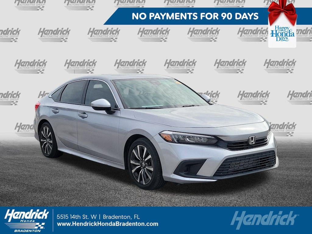 Certified 2022 Honda Civic EX Sedan