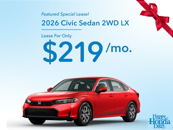 New Honda Specials & Lease Deals in Bradenton, FL | Hendrick Honda
