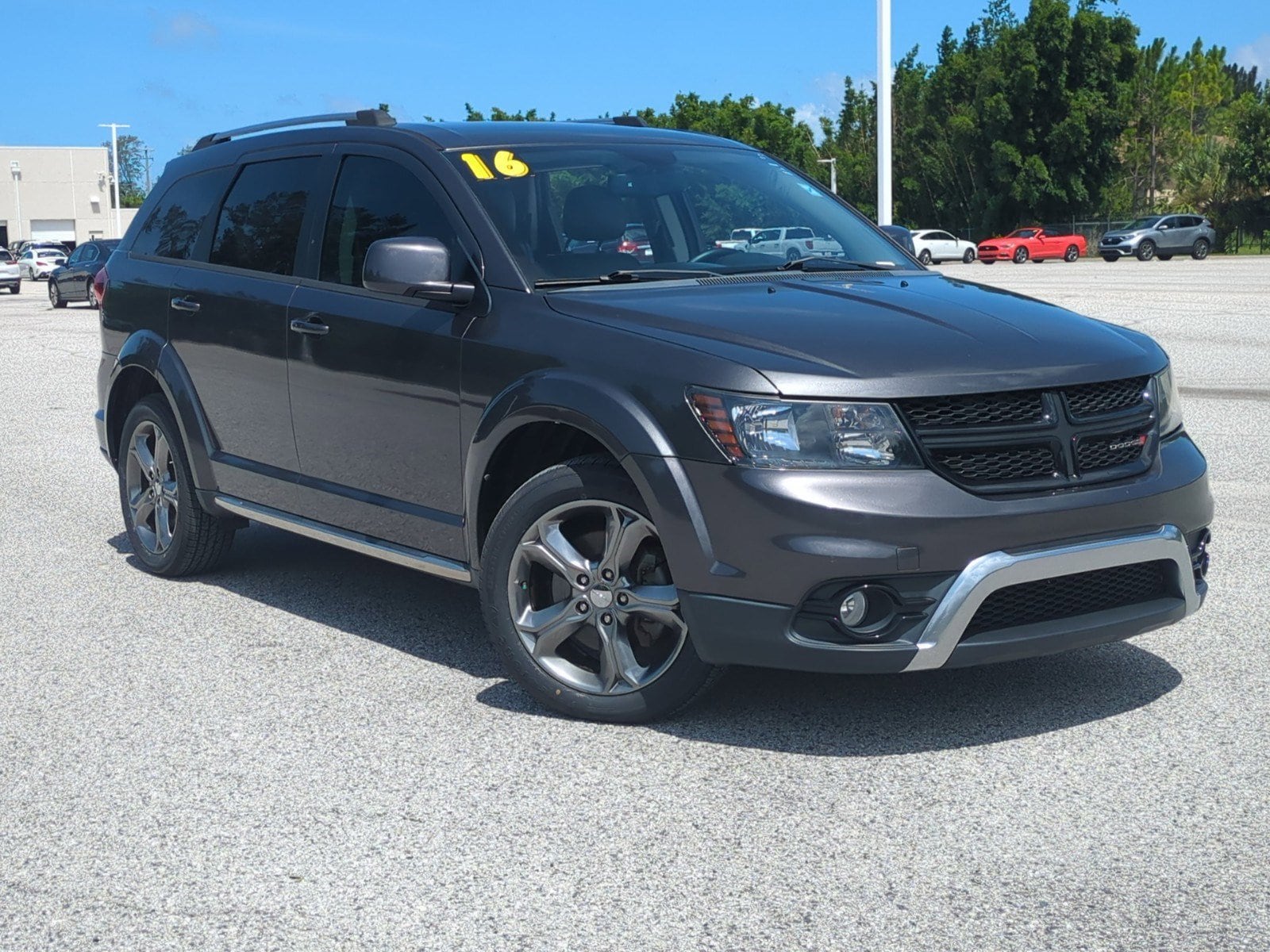 Used 2016 Dodge Journey CrossRoad Plus with VIN 3C4PDCGB8GT235285 for sale in Bradenton, FL