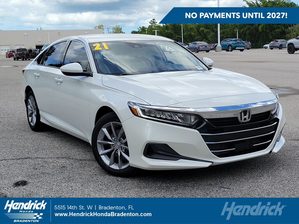 Certified 2021 Honda Accord LX 1.5T Sedan