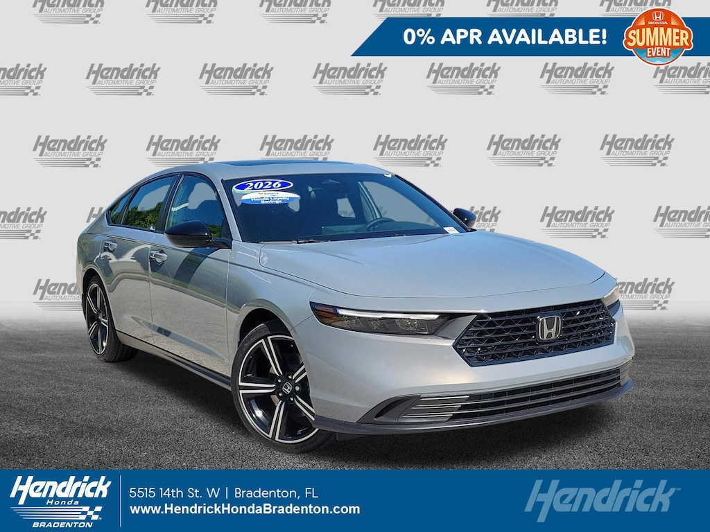 New 2026 Honda Accord Hybrid Sport Sedan