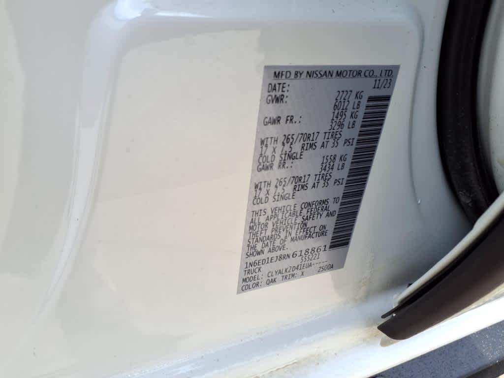2024 Nissan Frontier PRO-X 21