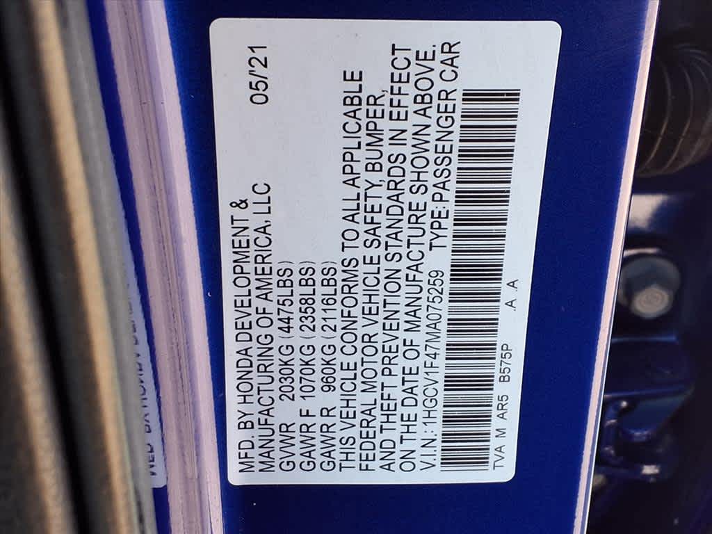 Thumbnail: 2021 Honda Accord - 25