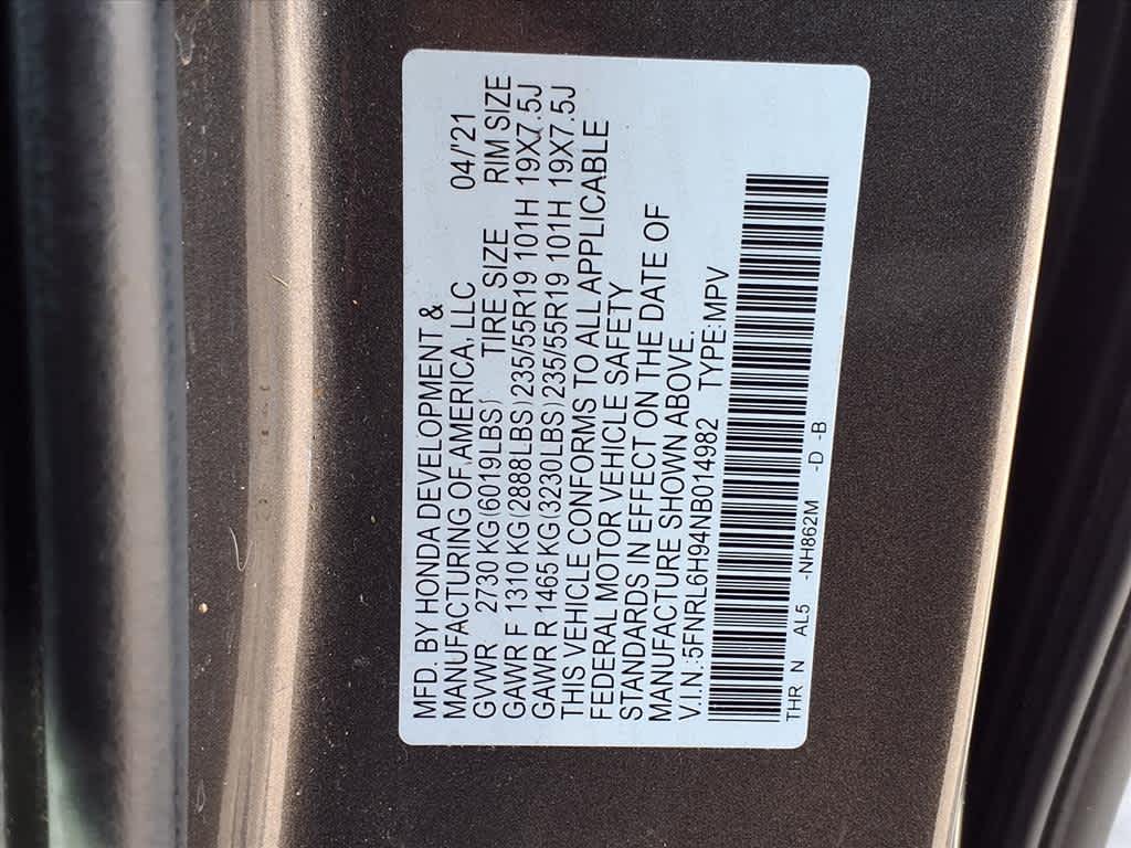 Thumbnail: 2022 Honda Odyssey - 23