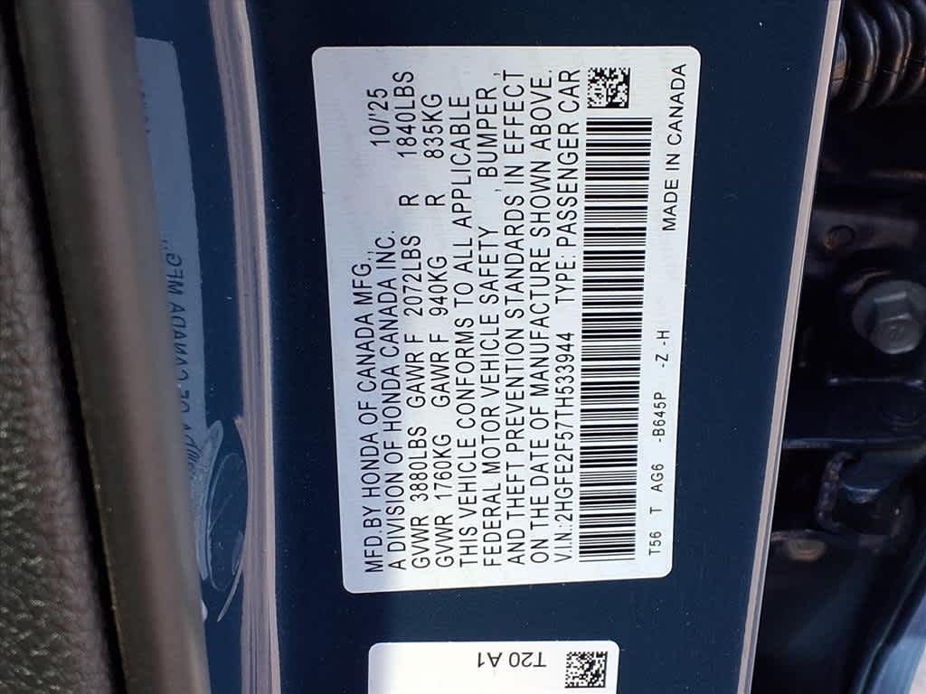 Thumbnail: 2026 Honda Civic - 25