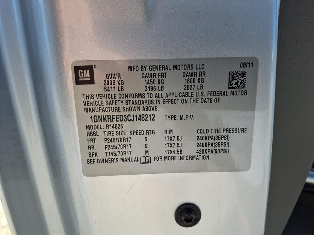 Thumbnail: 2012 Chevrolet Traverse - 25