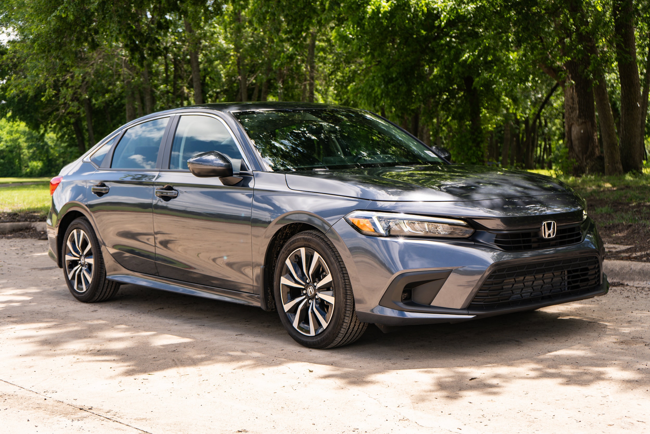 Certified 2024 Honda Civic EX with VIN 2HGFE1F71RH340046 for sale in Mckinney, TX