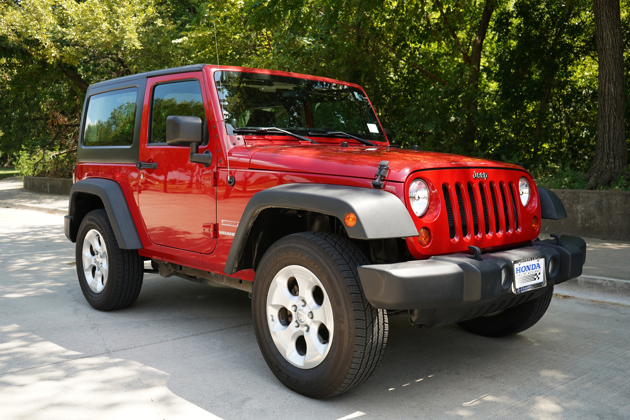 Used 2012 Jeep Wrangler Sport with VIN 1C4AJWAG4CL279844 for sale in Mckinney, TX