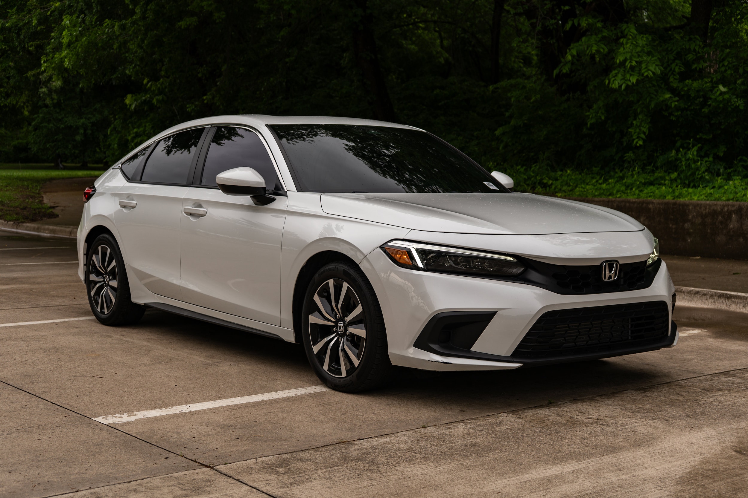 Certified 2024 Honda Civic Hatchback EX-L with VIN 19XFL1H75RE014666 for sale in Mckinney, TX