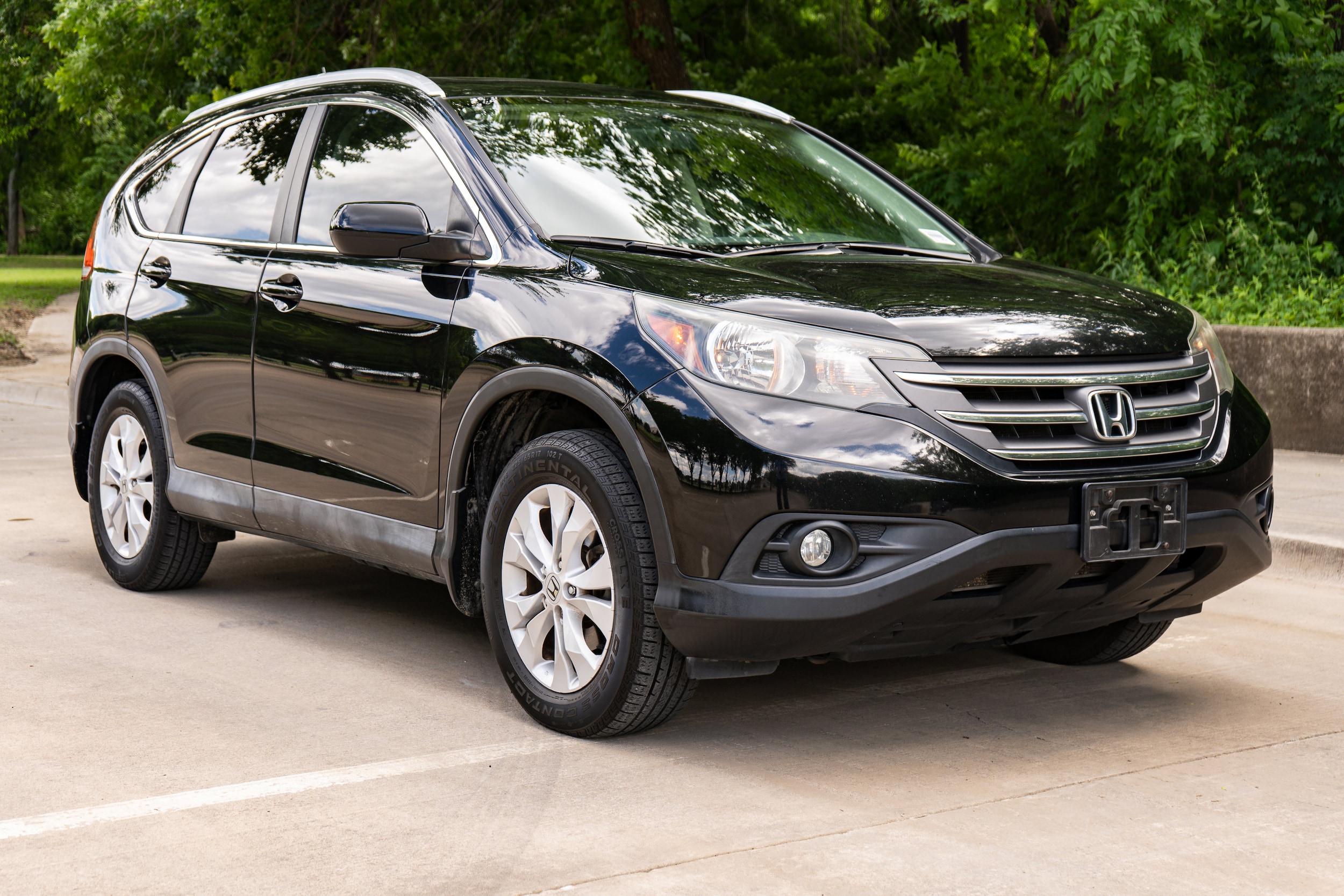 Used 2014 Honda CR-V EX-L with VIN 2HKRM3H78EH539989 for sale in Mckinney, TX